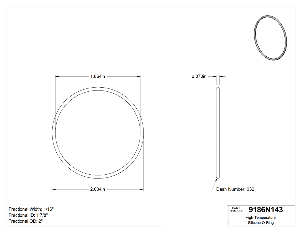 Technical drawing - 9186N143